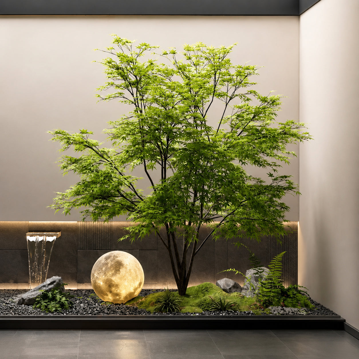 大型フェイクグリーン リアルな造花ツリー インテリア観葉植物 お手入れ不要 室内 店舗装飾 天井 ショーウィンドウ 庭 別荘