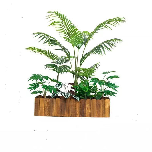 プランター付き 人工観葉植物:カフェやレストランの緑の仕切りに 商品コード【2902 - 0406 - 2627】 - caferestaurantgoods