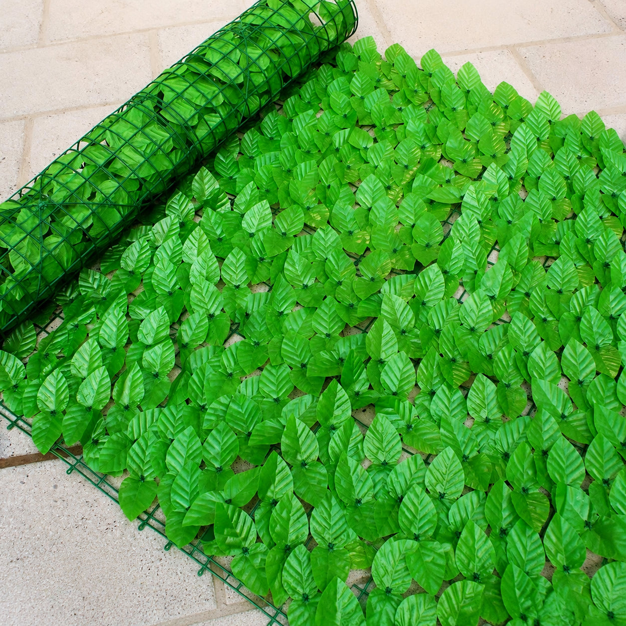 Fake Green Wall Greenery Artificial Plants Panel Outdoor Fence Screen Decoration 1m x 1m Easy Installation