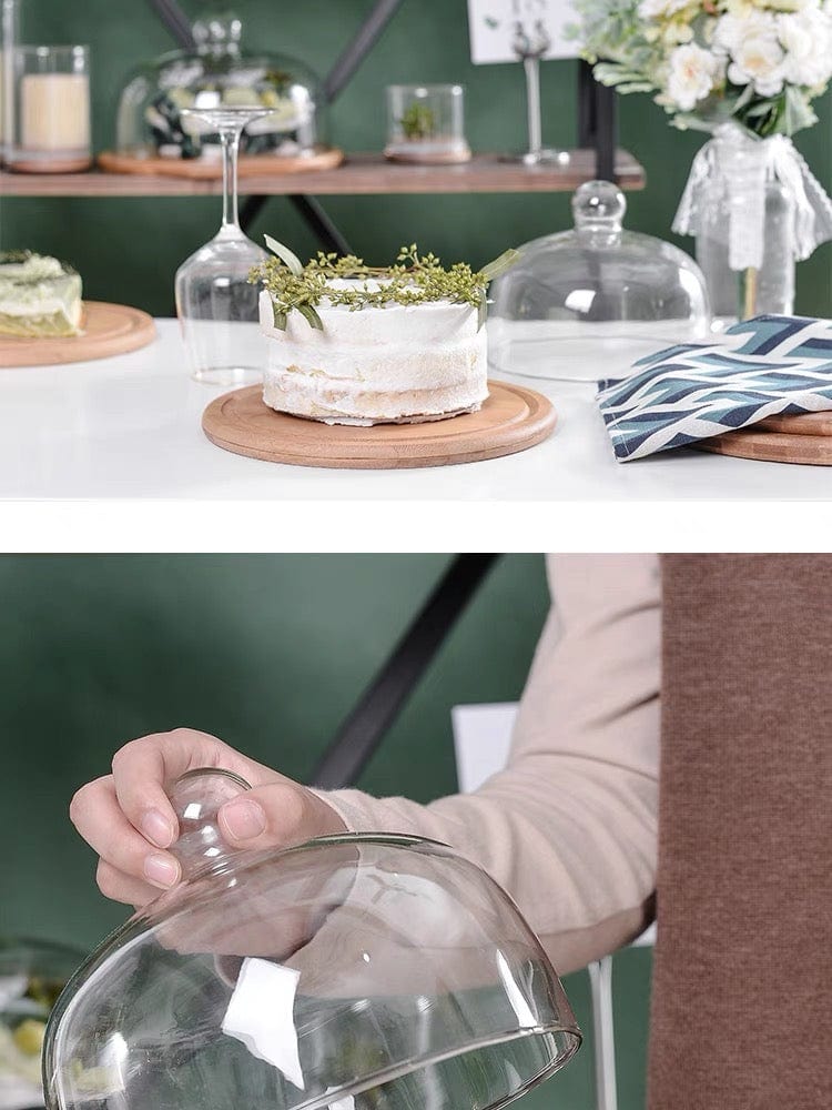 透明なガラスドーム 商品コード【4202 - 0331 - 56 - 59】 - caferestaurantgoods