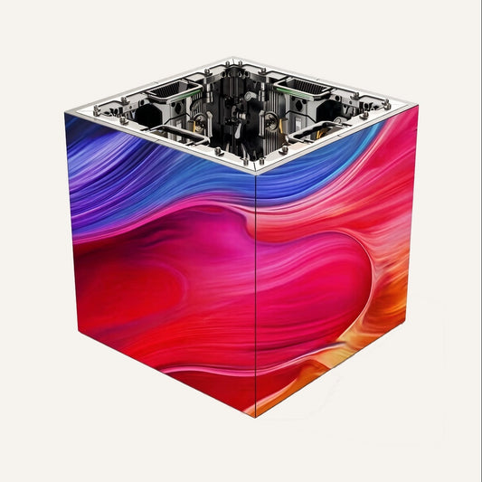 キューブ・ビジョン看板-LEDアニメディスプレイ