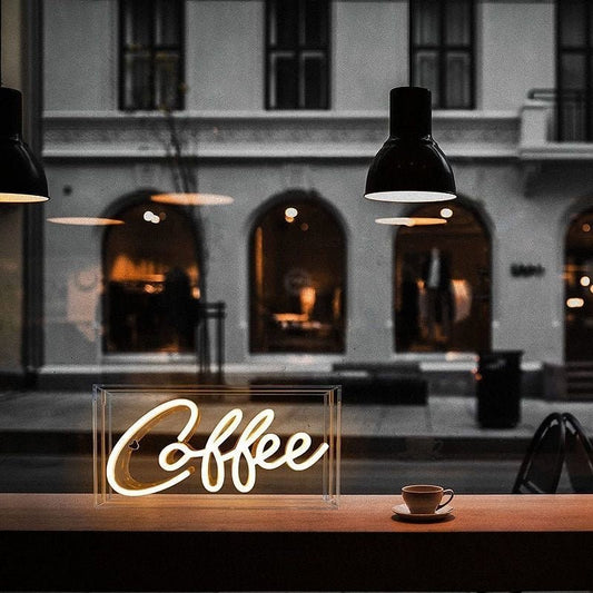 LEDネオンサイン USBポート付き コーヒー - caferestaurantgoods