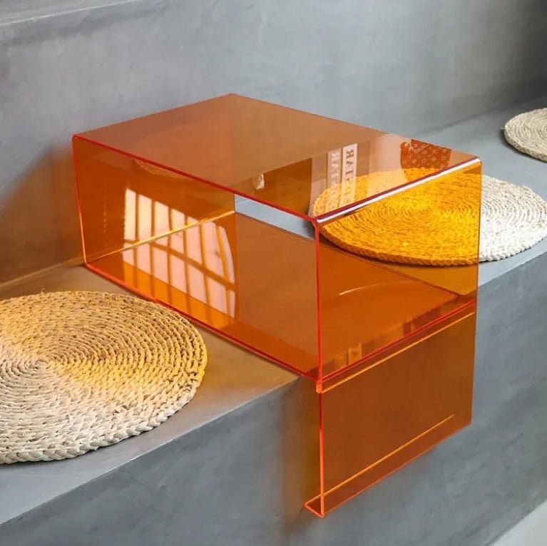 アクリル製コーヒーテーブル 「オリジナルLOGO印刷対応」 商品コード【2402 - 0406 - 9295】 - caferestaurantgoods