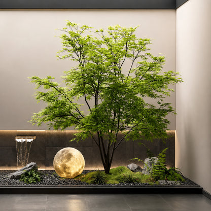 大型フェイクグリーン リアルな造花ツリー インテリア観葉植物 お手入れ不要 室内 店舗装飾 天井 ショーウィンドウ 庭 別荘