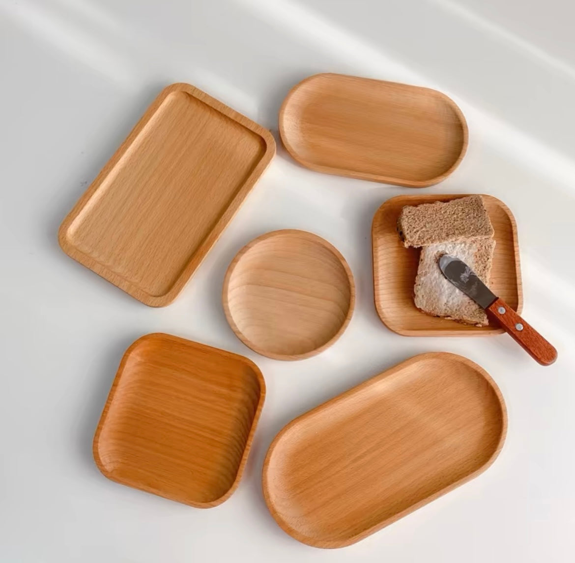 Natural wooden dessert plate Product code [4202-0331-46-50]