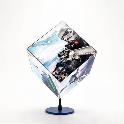 キューブ・ビジョン看板-LEDアニメディスプレイ