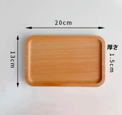 Natural wooden dessert plate Product code [4202-0331-46-50]