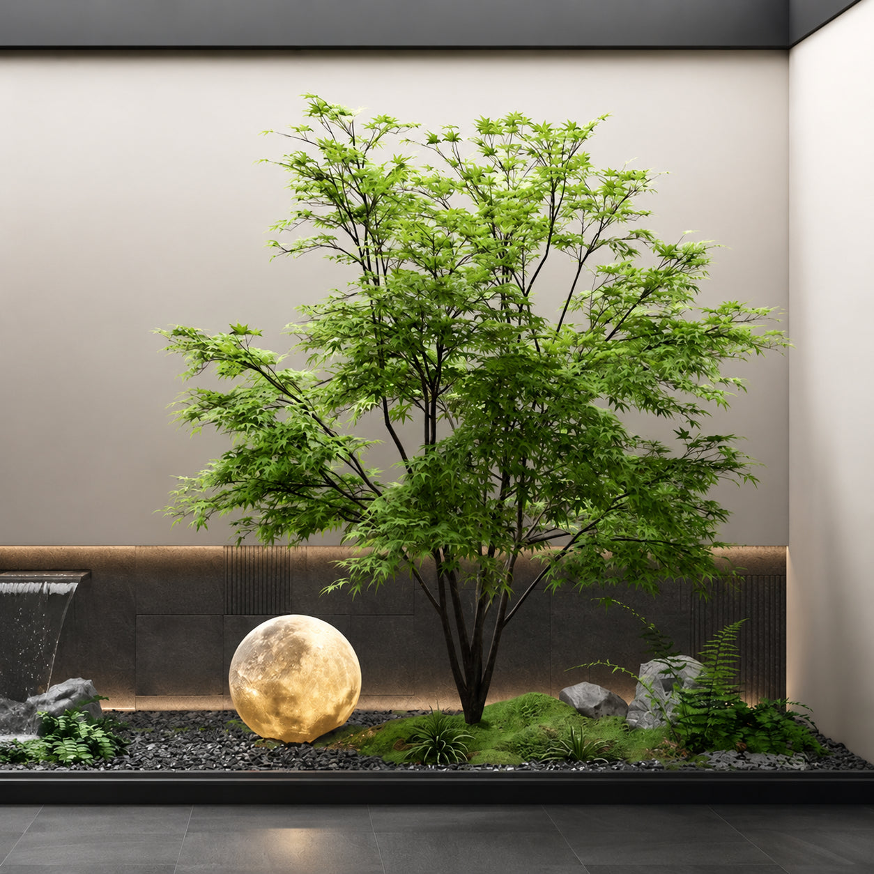 大型フェイクグリーン リアルな造花ツリー インテリア観葉植物 お手入れ不要 室内 店舗装飾 天井 ショーウィンドウ 庭 別荘