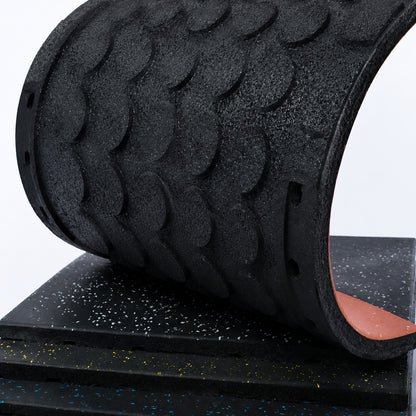 【衝撃吸収】ゴムマット ジム用 防音マット 床保護 カーペット 2cm厚 50cm×50cm グレー