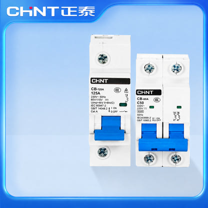 交直流通用 小型断路器 CB-60A/CB-125A 1P/2P 6A～125A 過負荷・短絡保護 IEC準拠