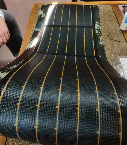 CIGS超柔軟太陽光パネル 軽量・携帯・巻き取り式 アウトドア・キャンプ用 フレキシブルソーラーパネル