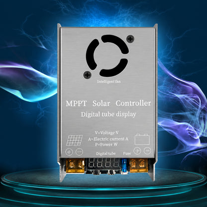 MPPT昇圧ソーラーチャージャー 24V-72V対応 450W 最大98%変換効率 LED表示