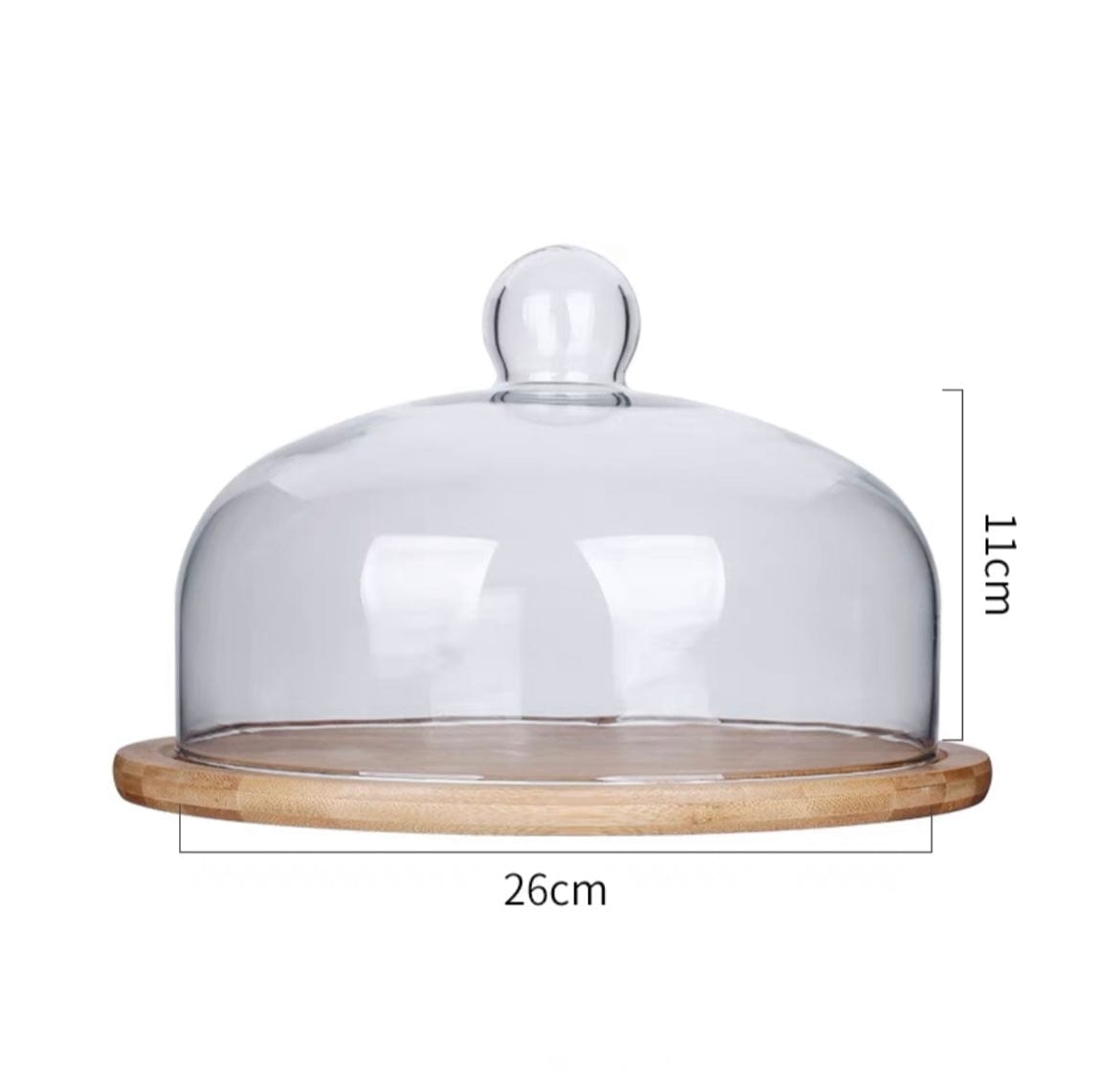 Transparent glass dome Product code [4202-0331-56-59]