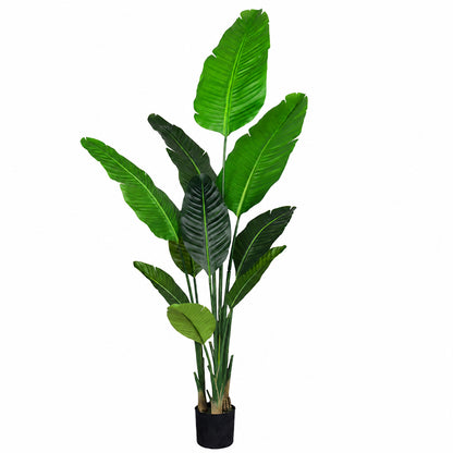 大型高仿真旅人蕉・散尾葵 人工観葉植物 フェイクグリーン 業務用