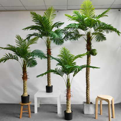 フェイクヤシ 大型 観葉植物 造花 シミュレーション ヤシの木 インテリア 装飾 フェイクグリーン 落ち着き ある 雰囲気
