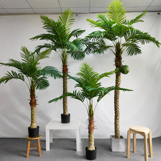 フェイクヤシ 大型 観葉植物 造花 シミュレーション ヤシの木 インテリア 装飾 フェイクグリーン 落ち着き ある 雰囲気