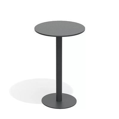 【北欧風】屋外向けバーチェア アルミ製ハイスツール 手編みラタン調 カフェ・バルコニー・テラス用 おしゃれ 高さ調節不可 53x52x105cm カラーカスタム可能