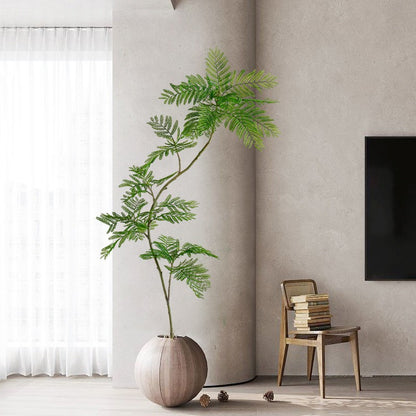 フェイクグリーン 観葉植物 ブルービーンズ シミュレーション 木 180cm 大型 おしゃれ インテリア リビング 玄関 置き型 リアル 高級 装飾
