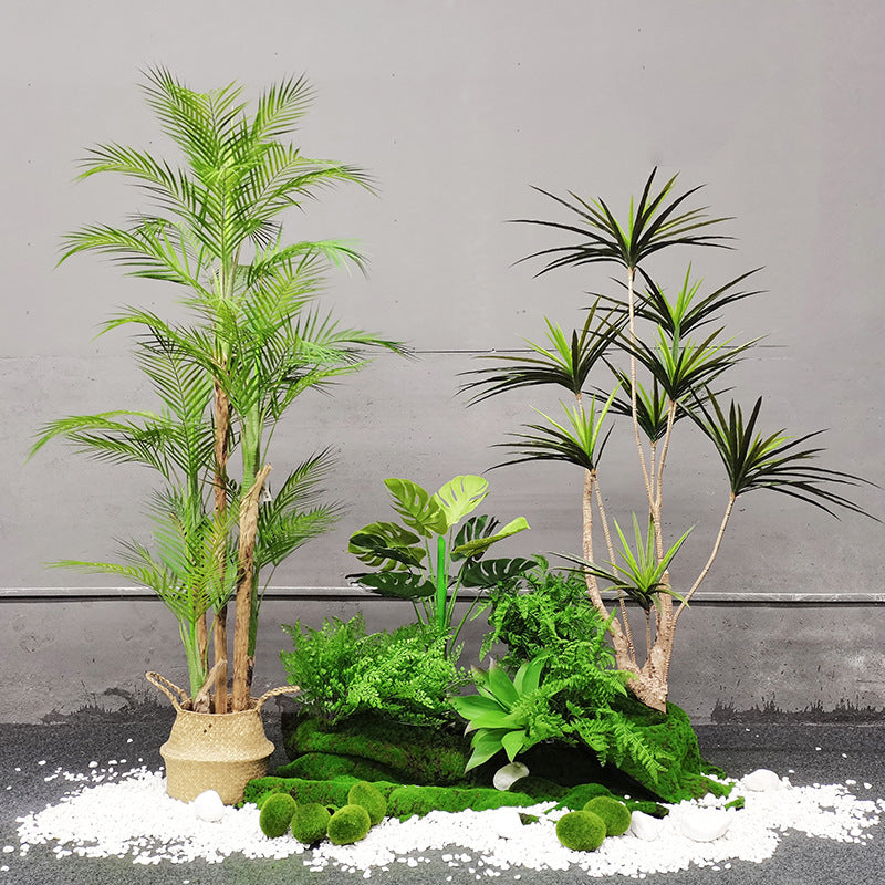 フェイクグリーン ドラセナ 観葉植物 大型 北欧風 インテリア 造花 お手入れ不要 リビング 置き型