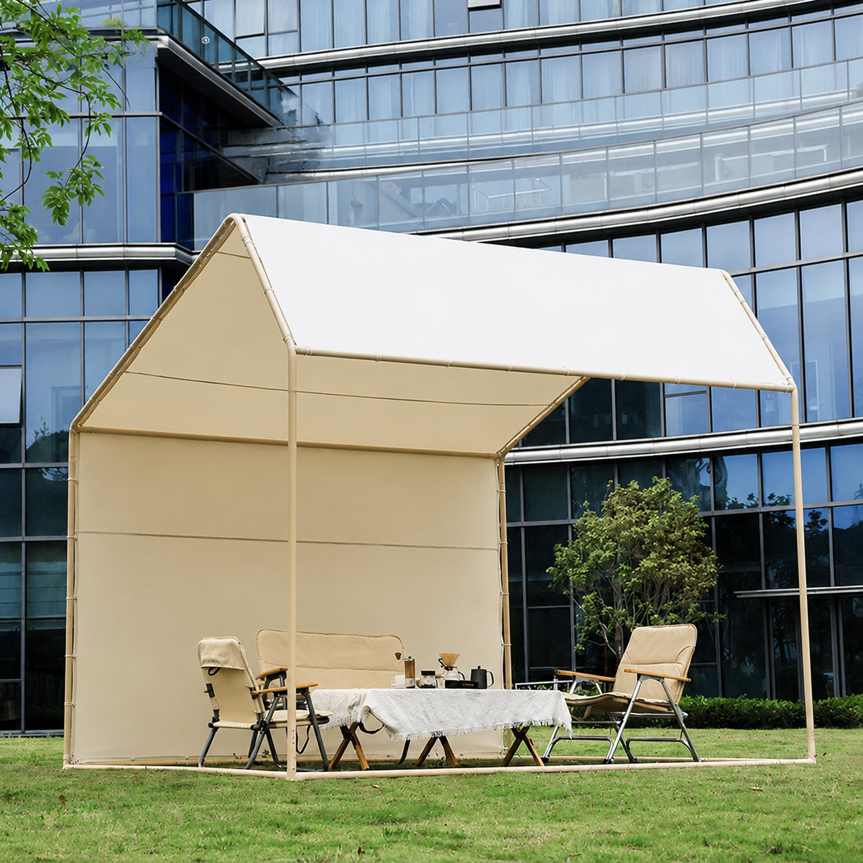 折りたたみ式テント 屋外マーケット用 ポップアップテント 3x3m 防水 日よけ 簡易設営 広告用ブース イベント用