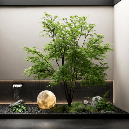 大型フェイクグリーン リアルな造花ツリー インテリア観葉植物 お手入れ不要 室内 店舗装飾 天井 ショーウィンドウ 庭 別荘