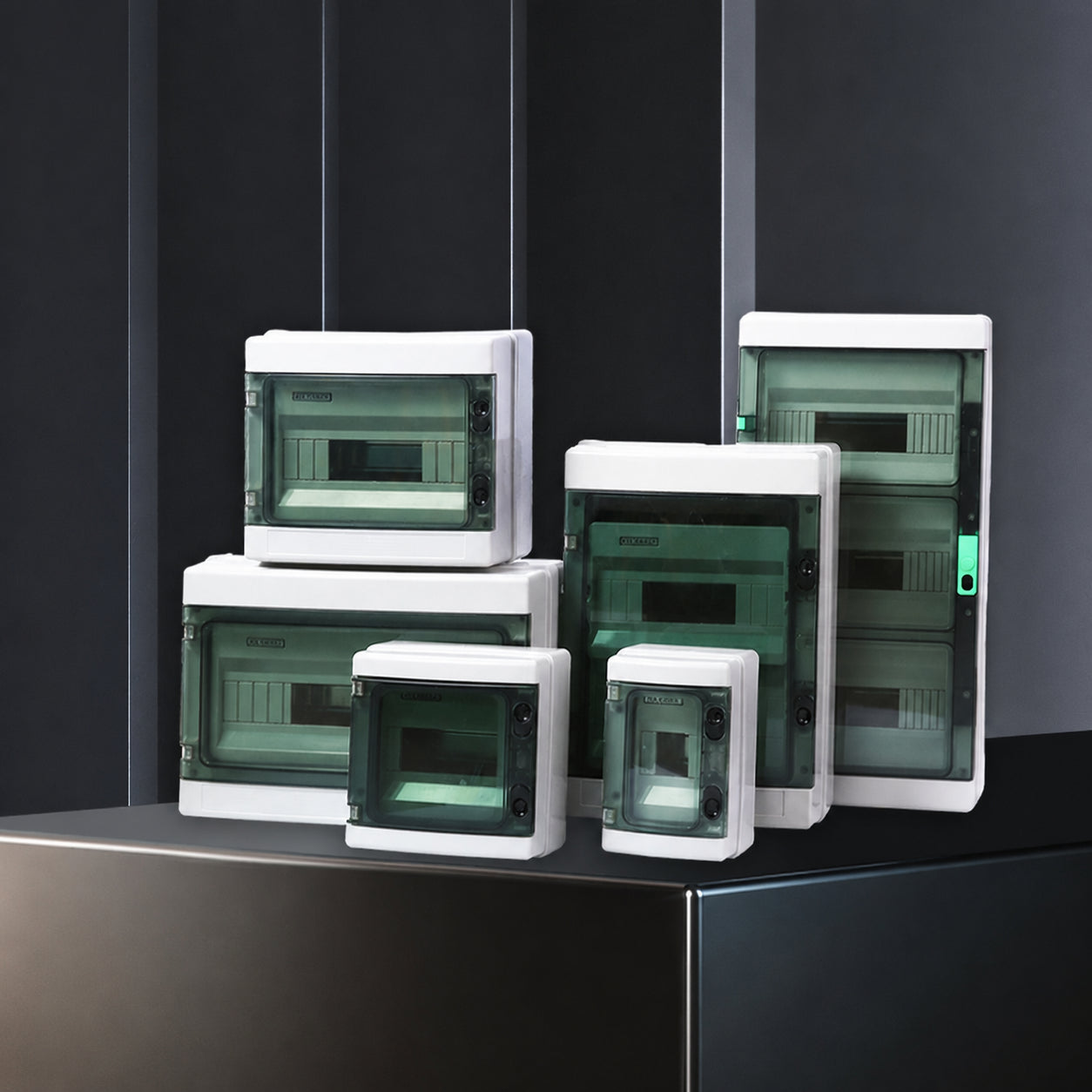 HAシリーズ 屋外防水プラスチック配電ボックス IP67 ホーム用 ブレーカーボックス ソーラー直流集合箱