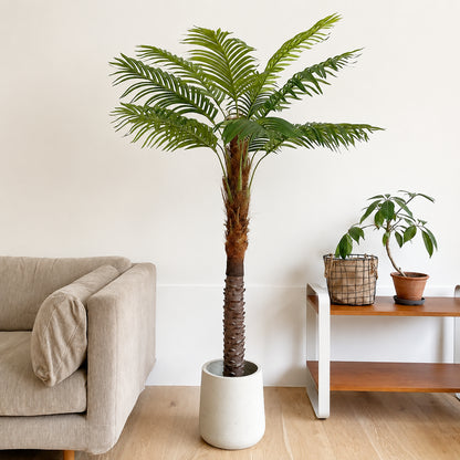 フェイクヤシ 大型 観葉植物 造花 シミュレーション ヤシの木 インテリア 装飾 フェイクグリーン 落ち着き ある 雰囲気