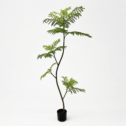 フェイクグリーン 観葉植物 ブルービーンズ シミュレーション 木 180cm 大型 おしゃれ インテリア リビング 玄関 置き型 リアル 高級 装飾