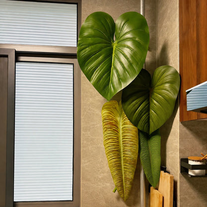 Realistic! Large Faux Banana Leaf & Vine Garland Wall Hanging Decoration with a Real Touch