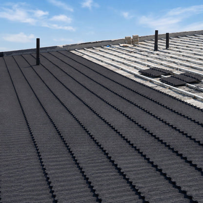 Colored stone metal tiles, large continuous tiles, zinc-aluminum alloy, weather-resistant, hail-resistant, heat-insulating, lightweight roofing material